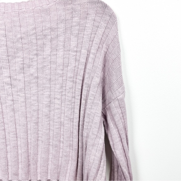 Hollister Long Sleeve Dusty Lavender Top - Picture 8 of 8